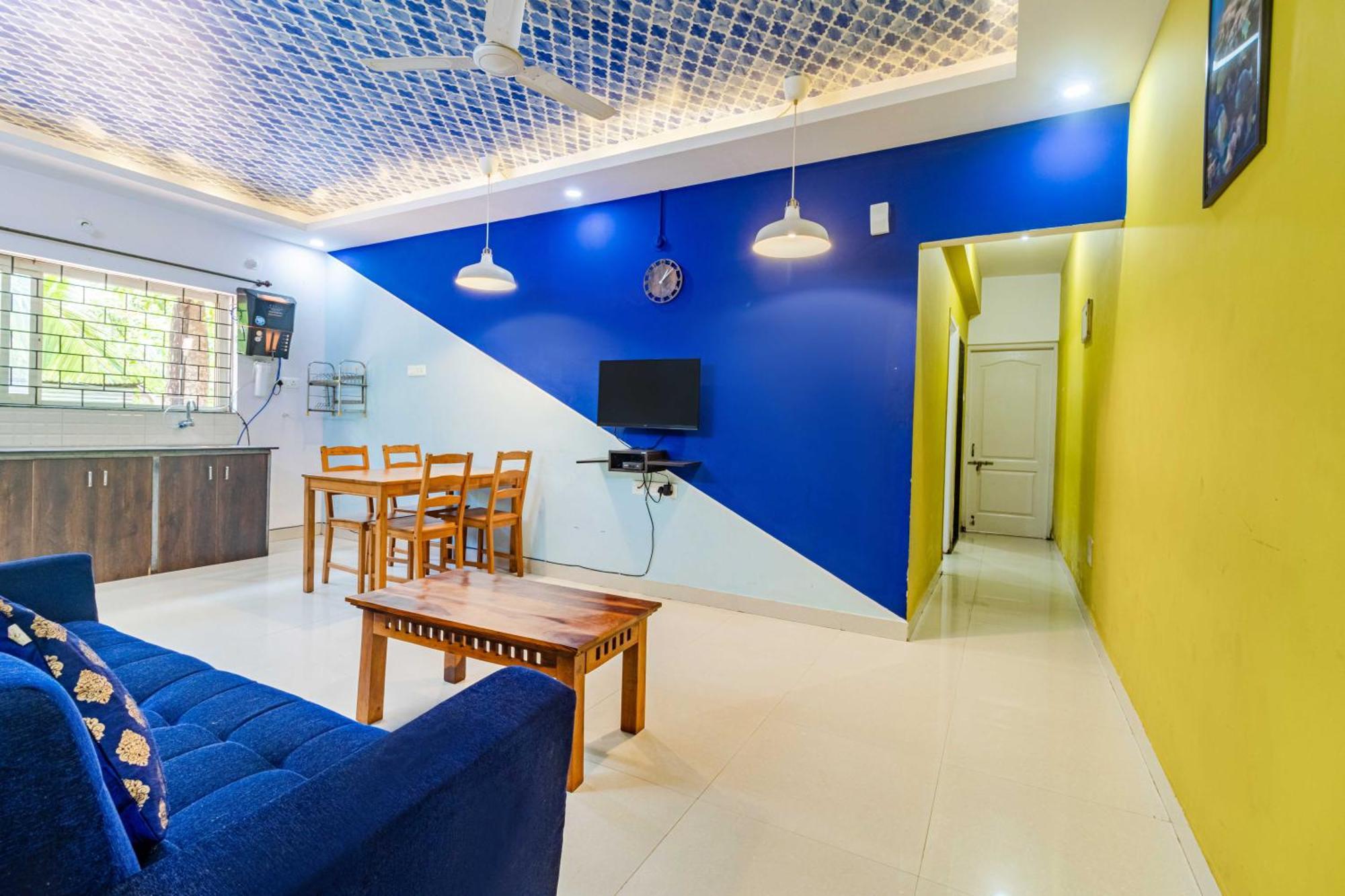 4BHK SPARKLING APARTMENT NEAR BEACH POOL&BAR 2bhkX2 Vagator Zimmer foto