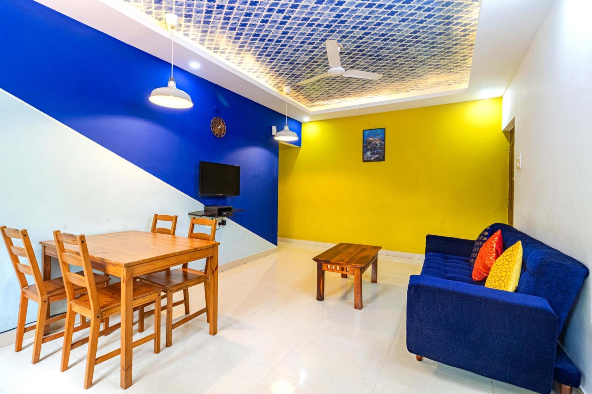 4BHK SPARKLING APARTMENT NEAR BEACH POOL&BAR 2bhkX2 Vagator Zimmer foto